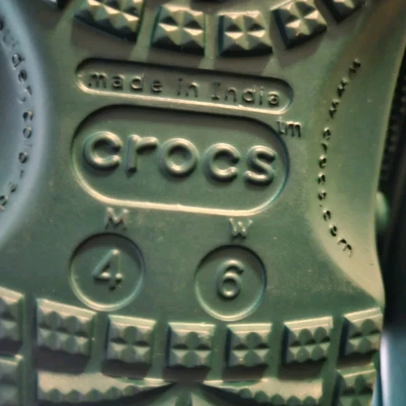 Crocs Classic Lightweight Comfort Slip-On Sandals Green Men's 4/ Women's 6 - Picture 5 of 5